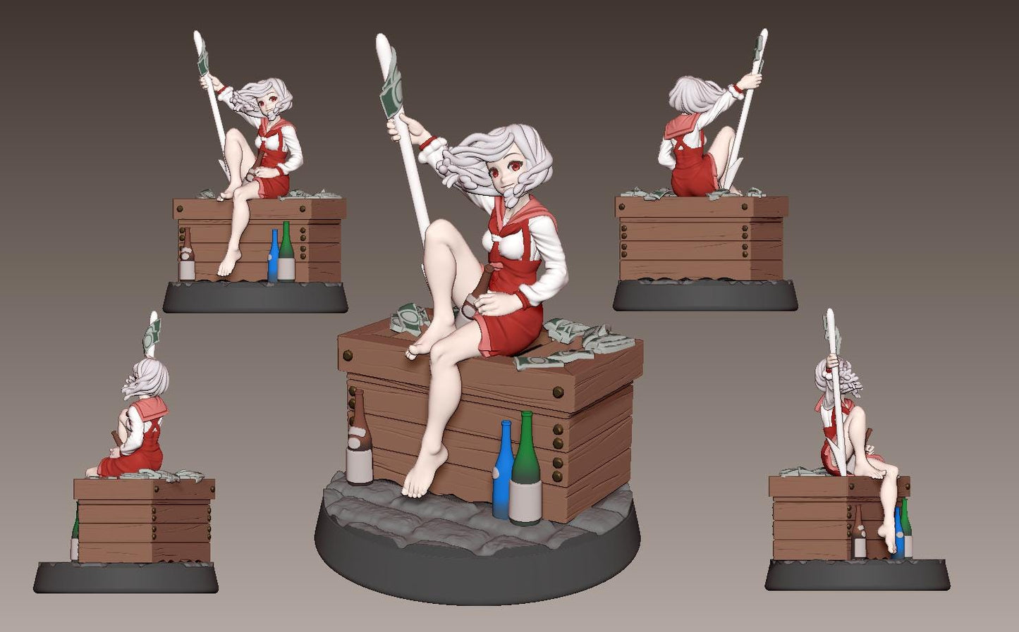 Decoy Serpent Princess Miniature - LPOMC - 28mm / 32mm / 36mm