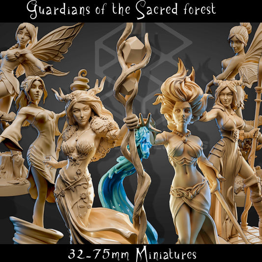 Guardians of the Sacred Forest (6 Variations) - Claudia's Gallery - 28mm / 32mm / 36mm / 75mm