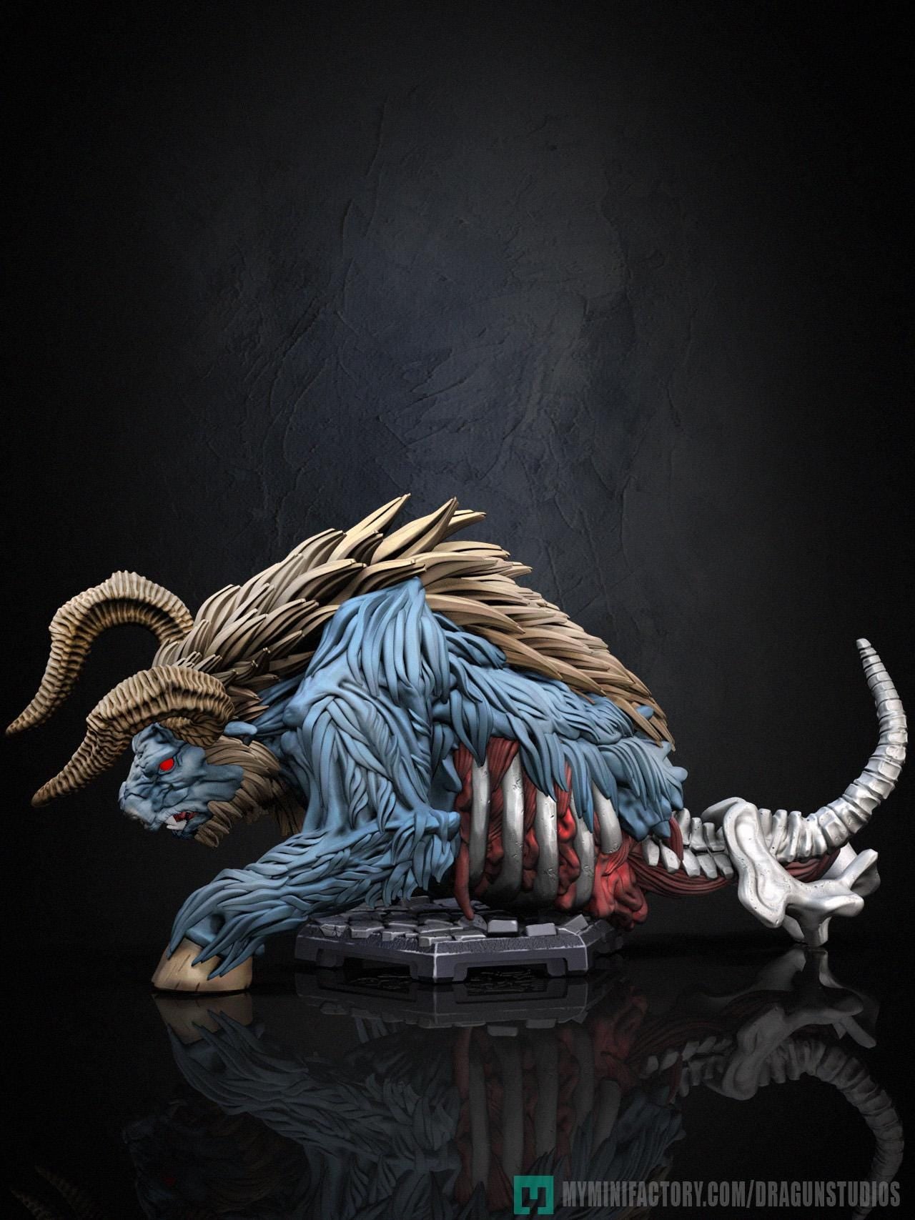 Behemoth Miniature - DraGun Studios - 73mm / 169mm