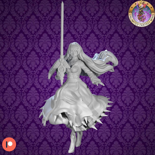 Executor Fencer Miniature - Unlimited Fantasy Minis - 28mm / 32mm / 36mm