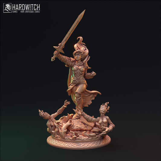 Vekhir Dettar Miniature (Standard & NSFW Variations) - HardWitch Games - 28mm / 32mm / 36mm / 75mm