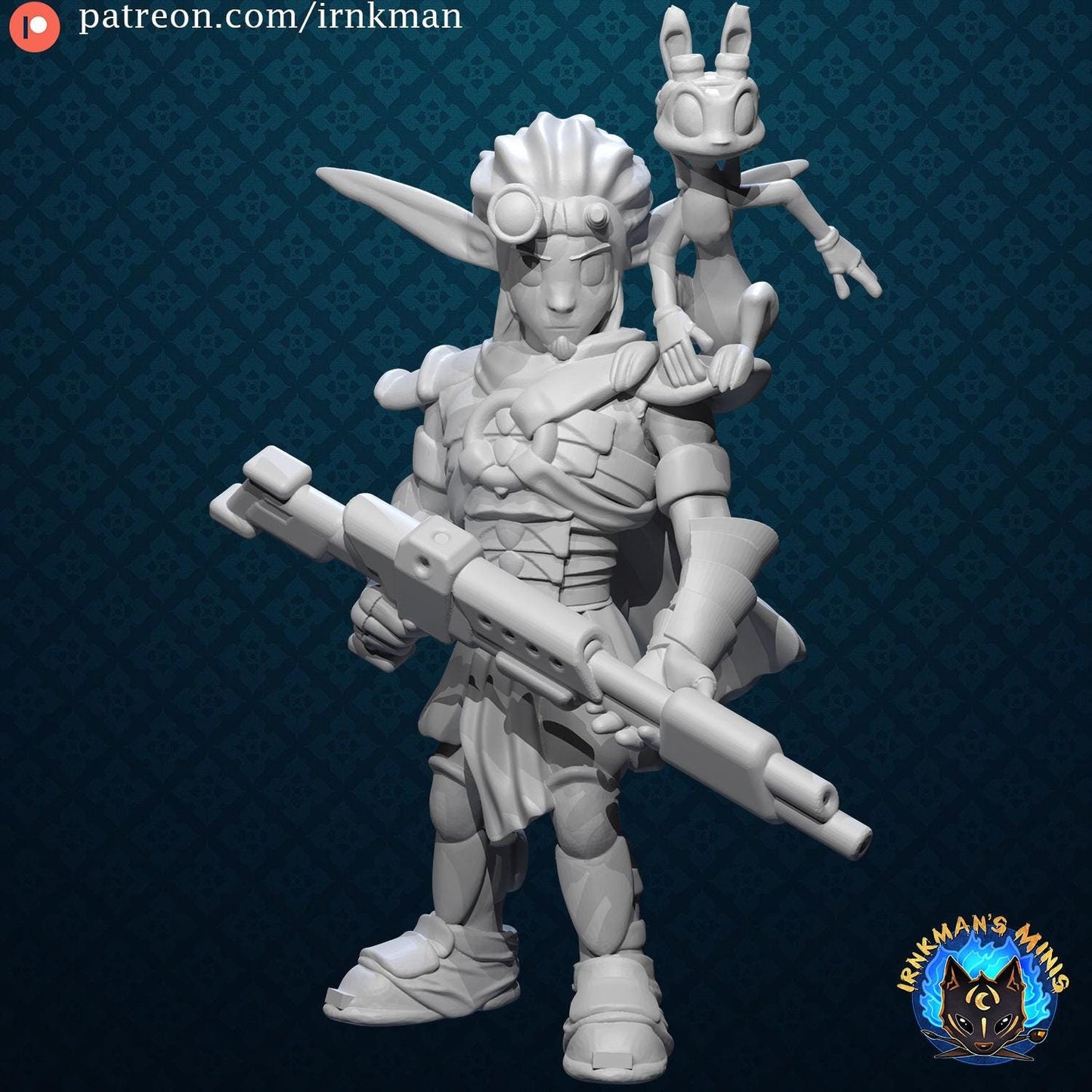Precursor Pals Miniature - Irnkman's Minis - 28mm / 32mm / 36mm