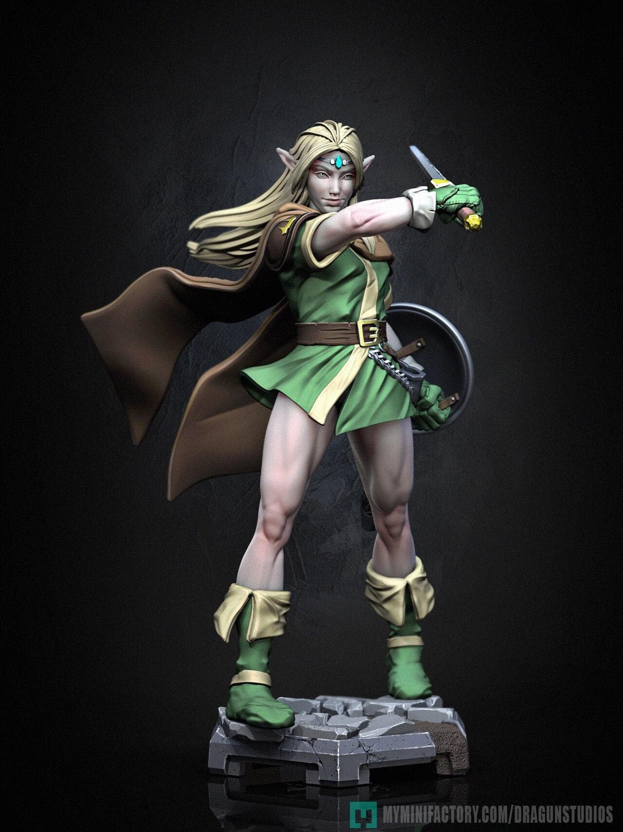 Lucia Miniature - DraGun Studios - 28mm / 32mm / 36mm / 75mm