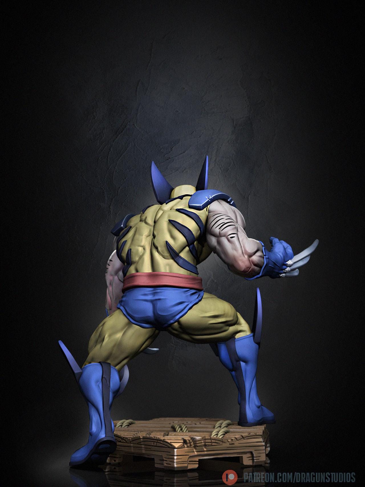 Berkserker Badger Miniature (2 Variations) - DraGun Studios - 28mm / 32mm / 36mm / 75mm