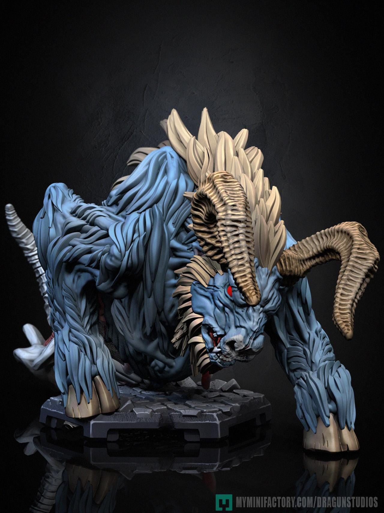 Behemoth Miniature - DraGun Studios - 73mm / 169mm