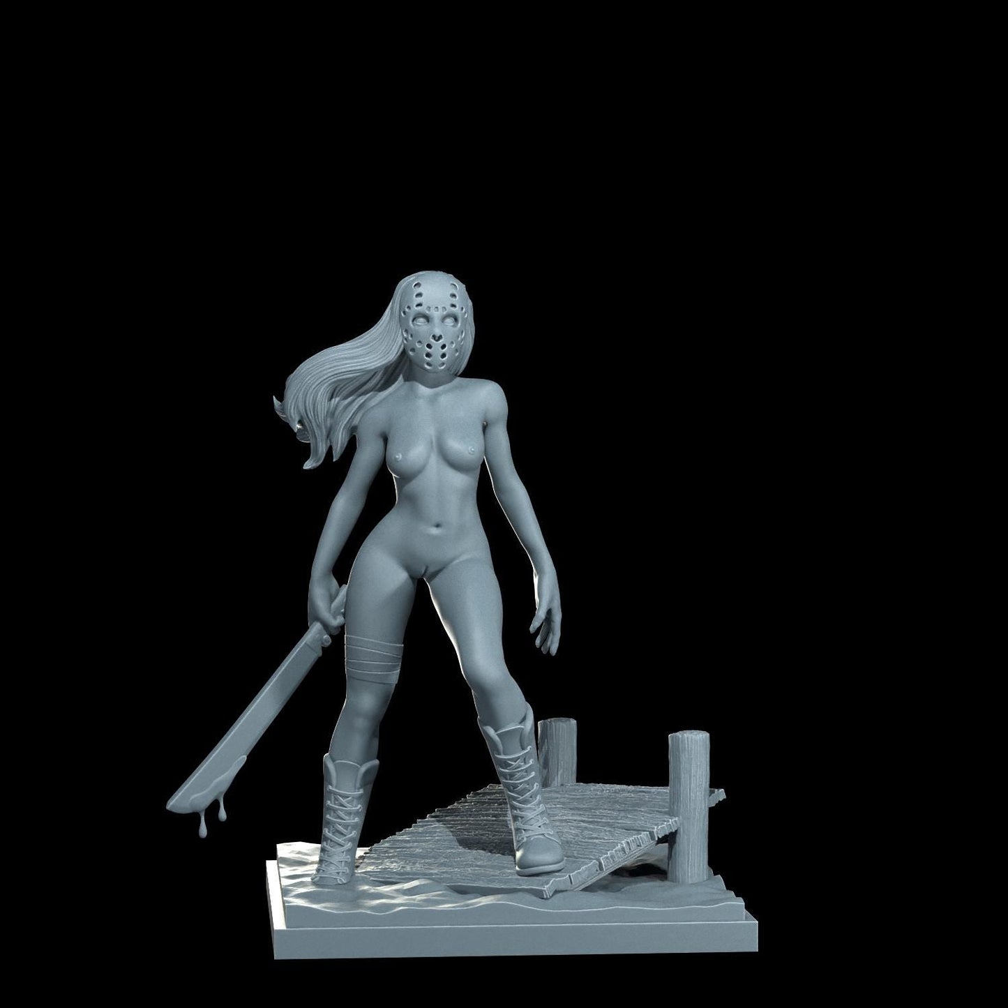 Summertime Slasher Miniature (Standard & NSFW Variations) - Cosmondo - 28mm / 32mm / 36mm / 75mm / 120mm