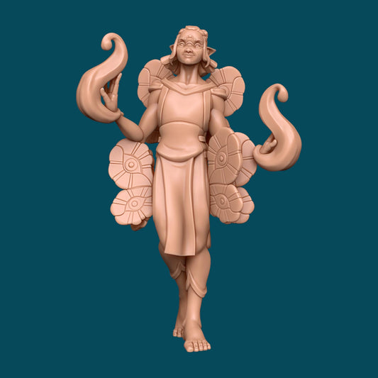 Tres, Fey Mage Miniature - Awkward Penguin’s Minis - 28mm / 32mm / 36mm