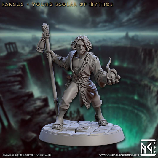 Pargus, Young Scholar of Mythos Miniature - Artisan Guild - 28mm / 32mm / 36mm