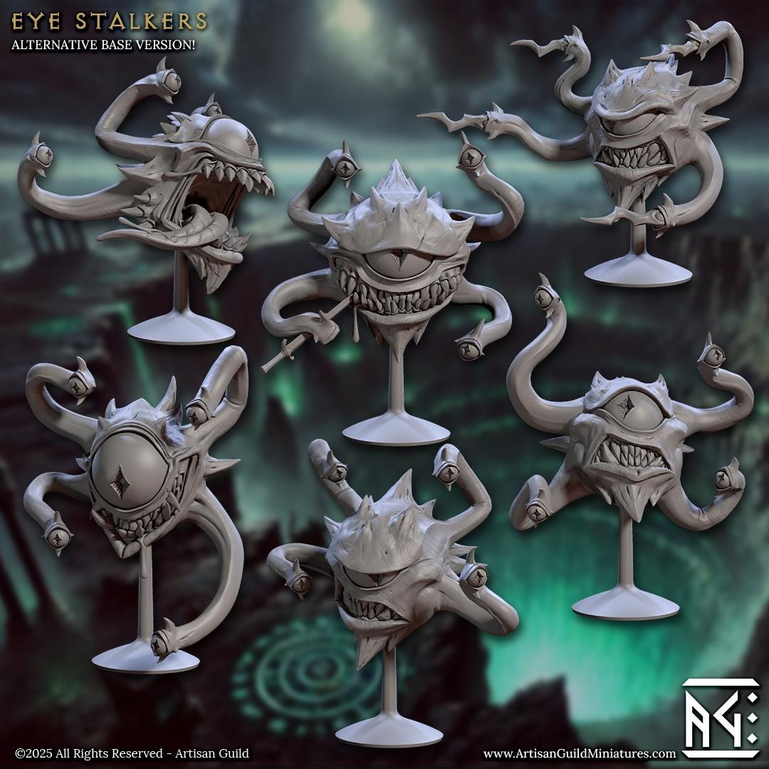 Eye Stalker Miniature (4 Variations) - Artisan Guild - 28mm / 32mm / 36mm