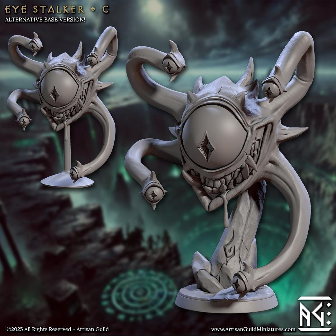 Eye Stalker Miniature (4 Variations) - Artisan Guild - 28mm / 32mm / 36mm
