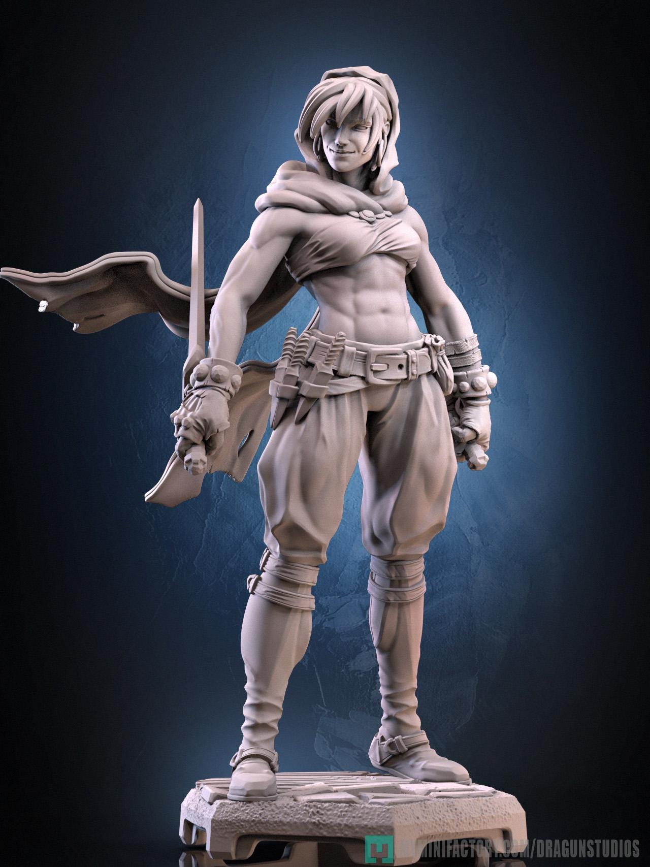 Moriah Miniature - DraGun Studios - 28mm / 32mm / 36mm / 75mm