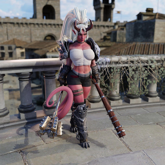 Champion Erythra Miniature (Standard & NSFW Variations) - QB Works - 28mm / 32mm / 36mm / 75mm