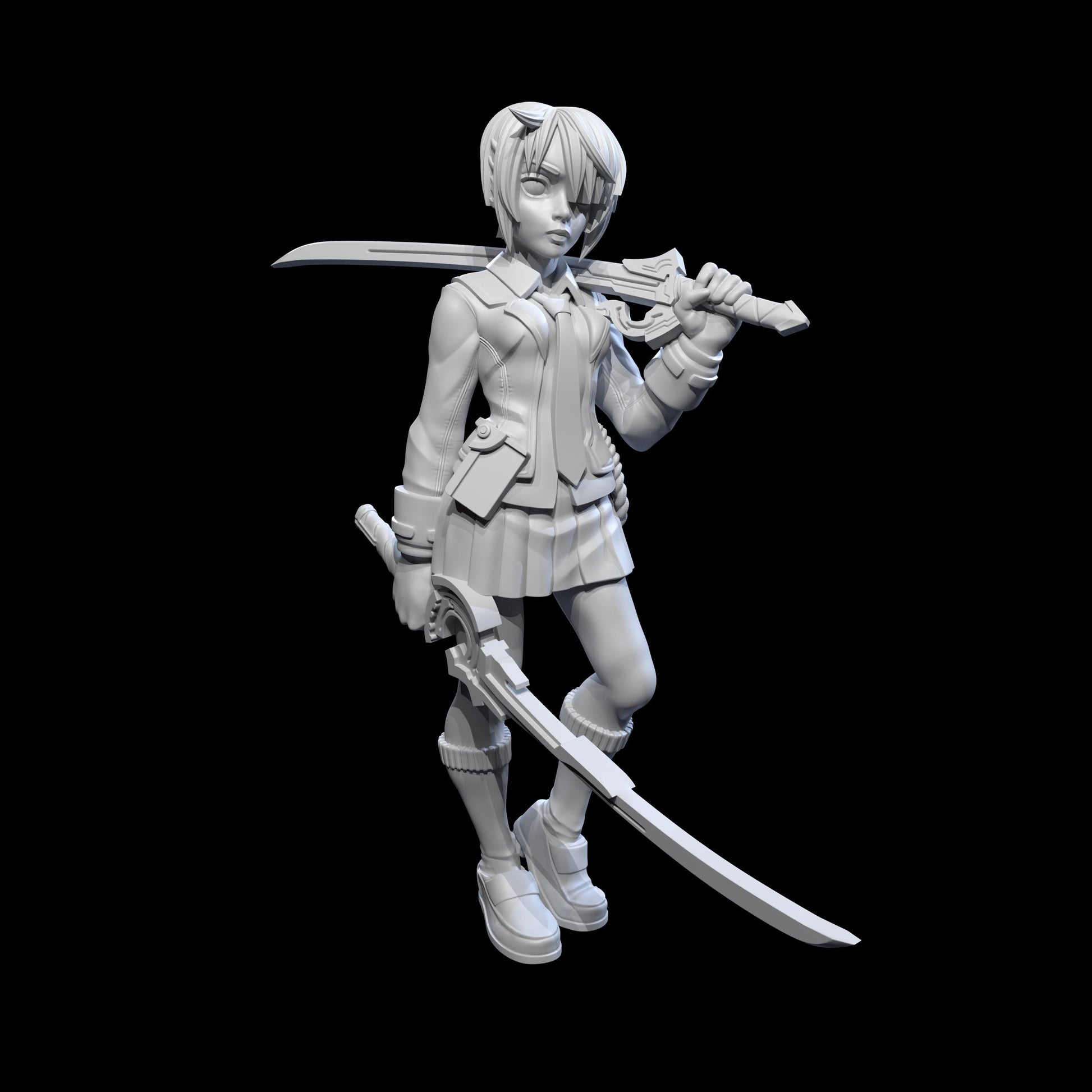 Kayamori Miniature (Standard & Summer Variations) - Ethan Savage Studios - 28mm / 32mm / 36mm / 75mm