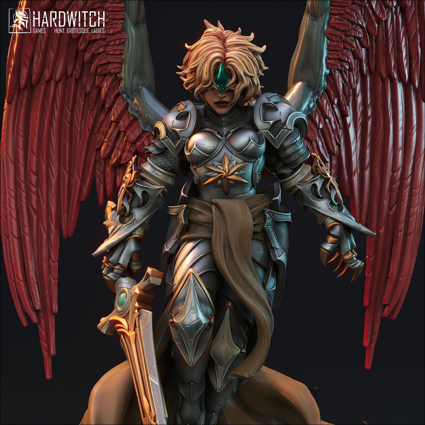 Alafuriel Minos Miniature - HardWitch Games - 28mm / 32mm / 36mm / 75mm