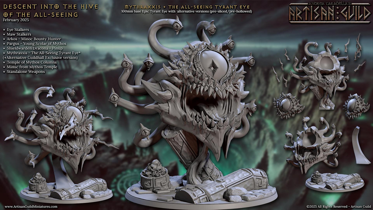 Epic Boss Mythraxxis, All-Seeing Tyrant Eye Miniature - Artisan Guild