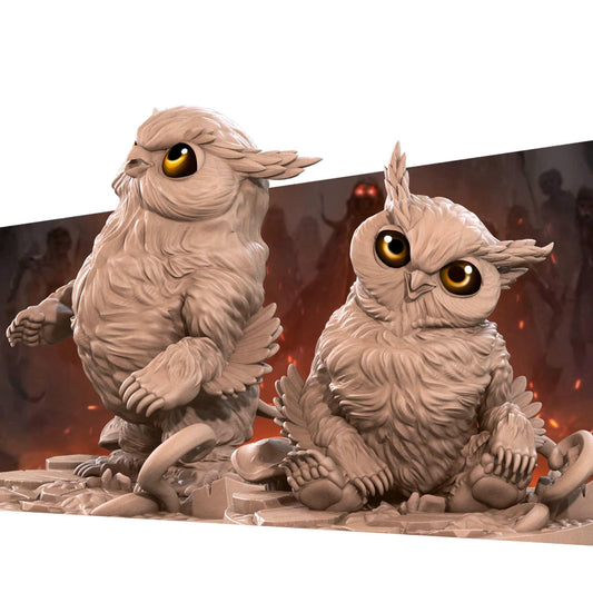 Owlbear Cub Miniature - Bite the Bullet - 28mm / 32mm / 36mm