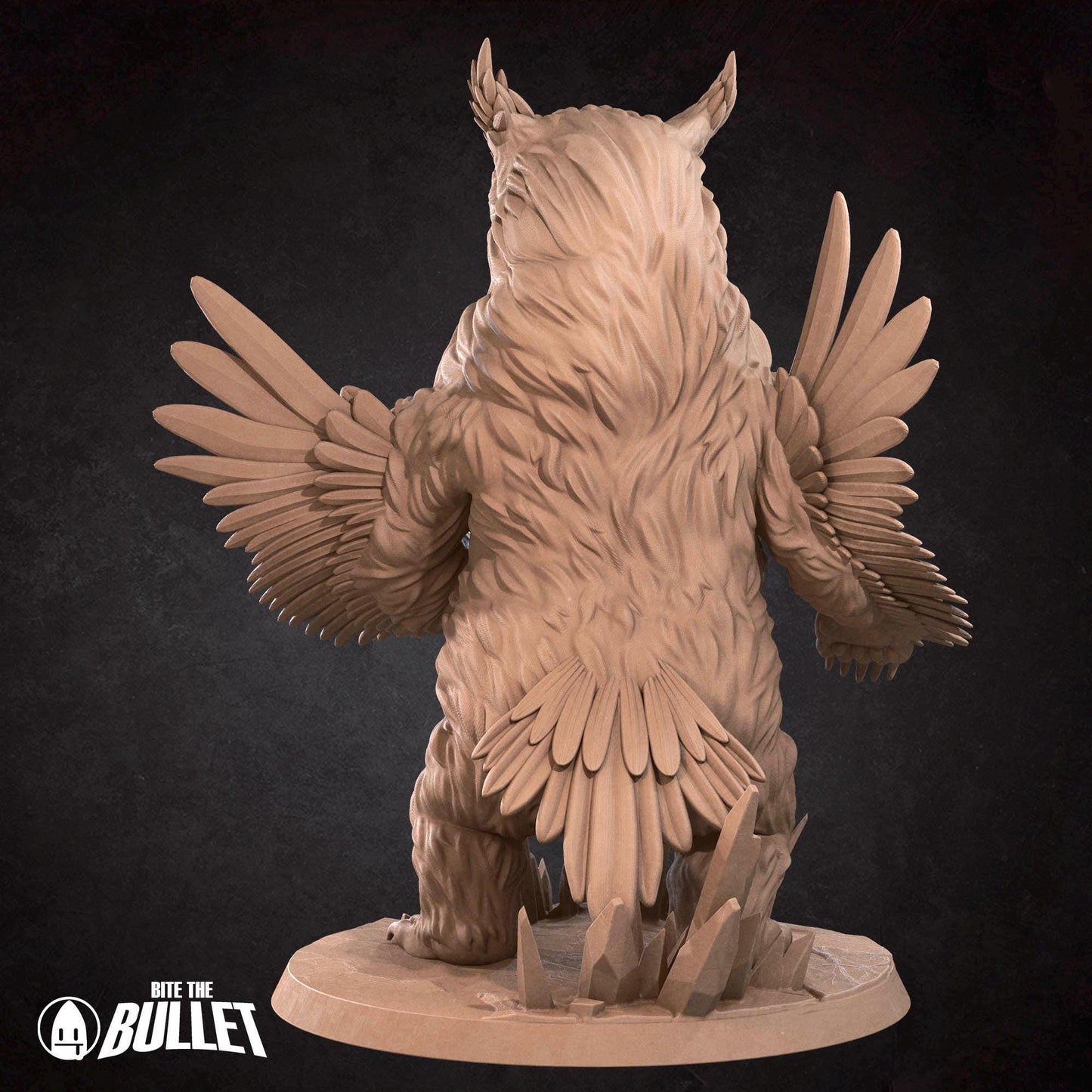 Owlbear Miniature - Bite the Bullet - 28mm / 32mm / 36mm