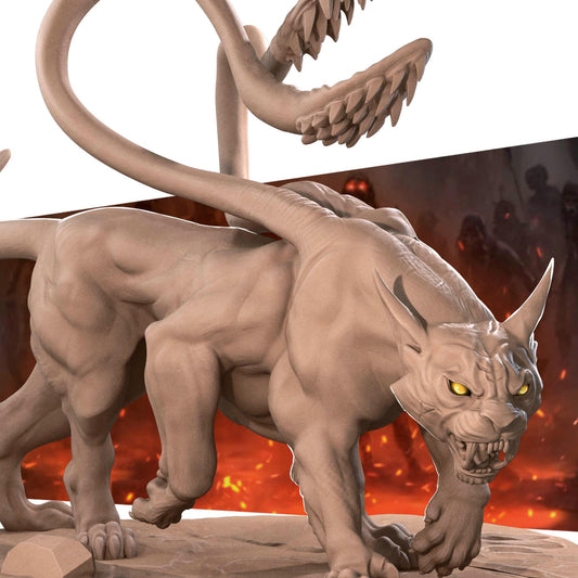 Displacer Beast Miniature - Bite the Bullet - 28mm / 32mm / 36mm