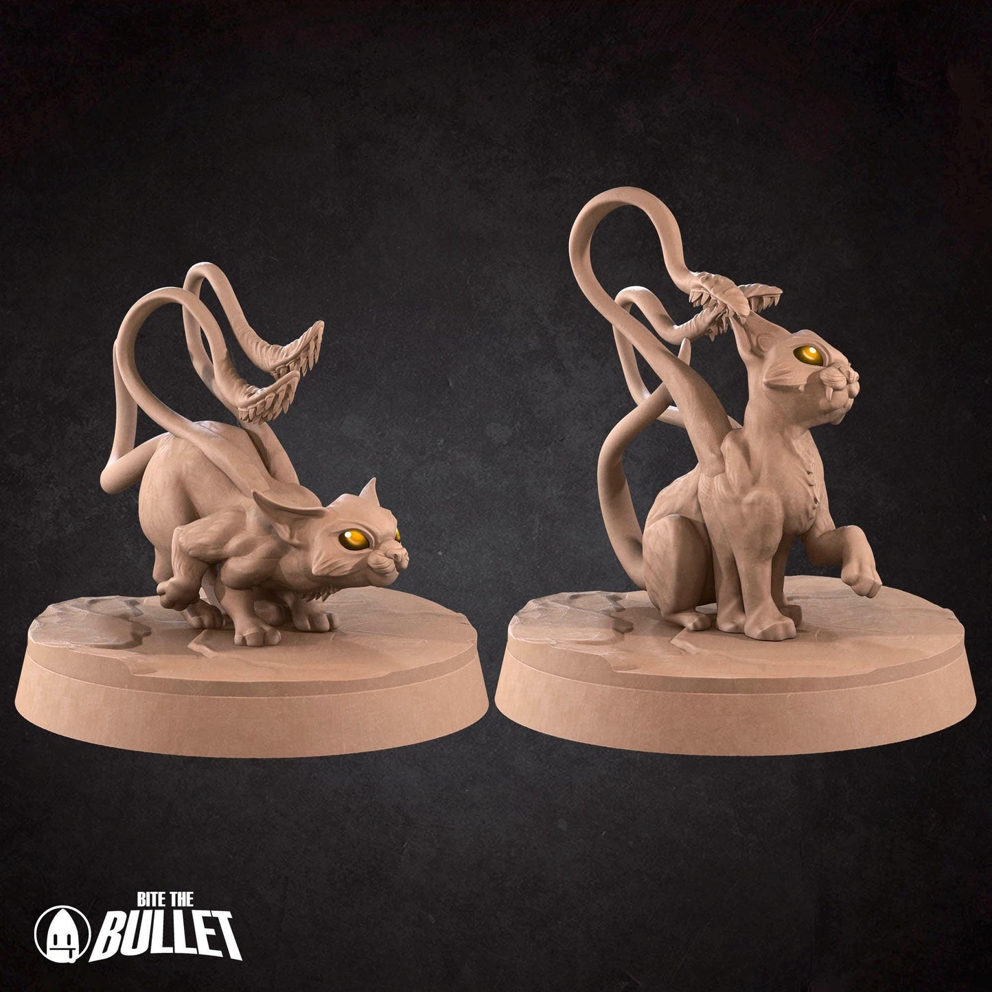 Displacer Kitten Miniature (2 Variations) - Bite the Bullet - 28mm / 32mm / 36mm