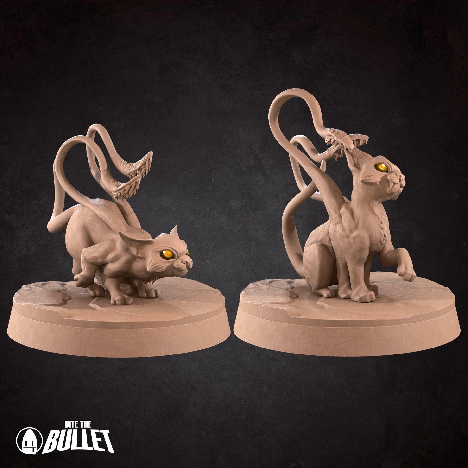 Displacer Kitten Miniature (2 Variations) - Bite the Bullet - 28mm / 32mm / 36mm