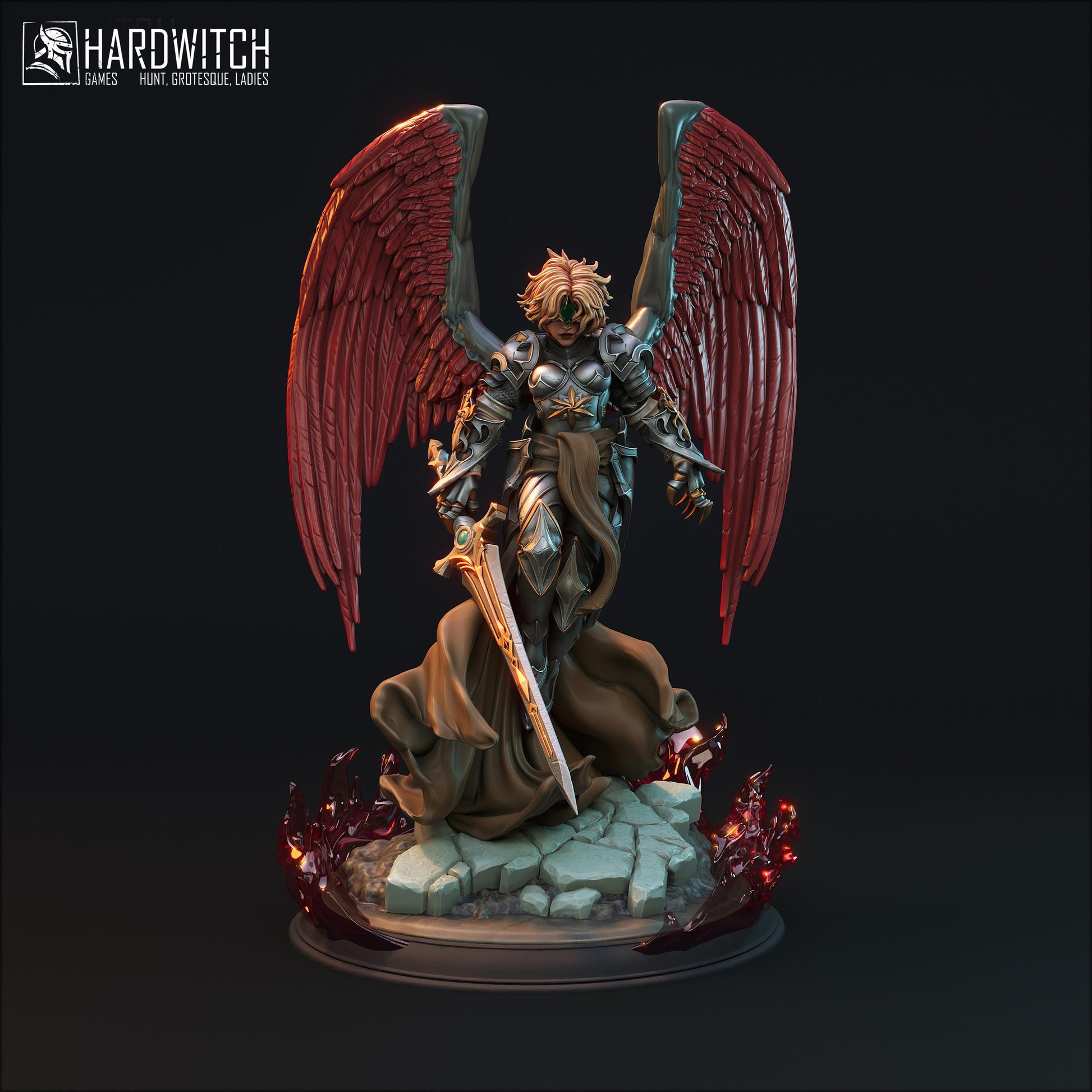Alafuriel Minos Miniature - HardWitch Games - 28mm / 32mm / 36mm / 75mm