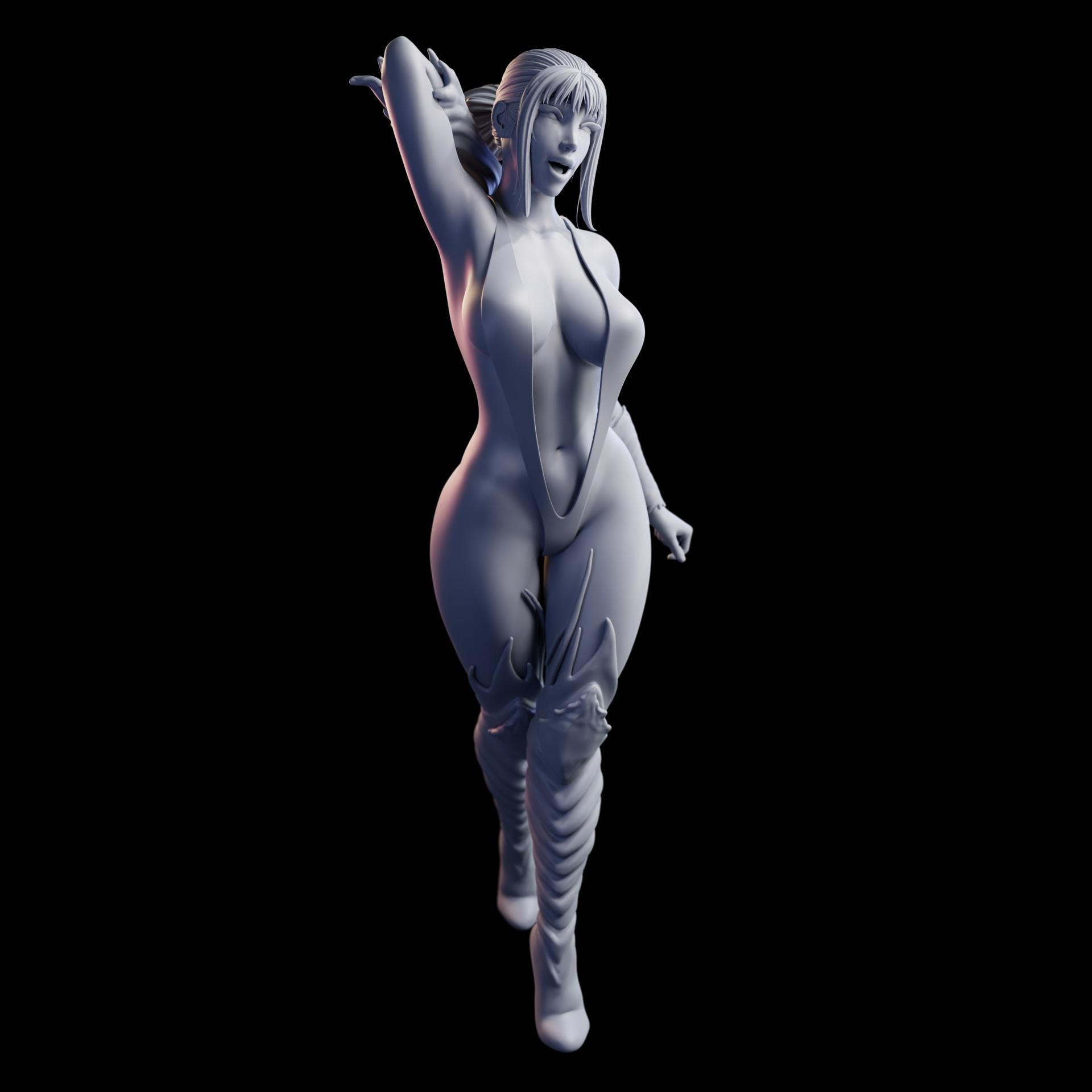 Witch of Desire Ember Miniature - 28mm / 32mm / 36mm / 75mm - Standard & NSFW Variations - QB Works