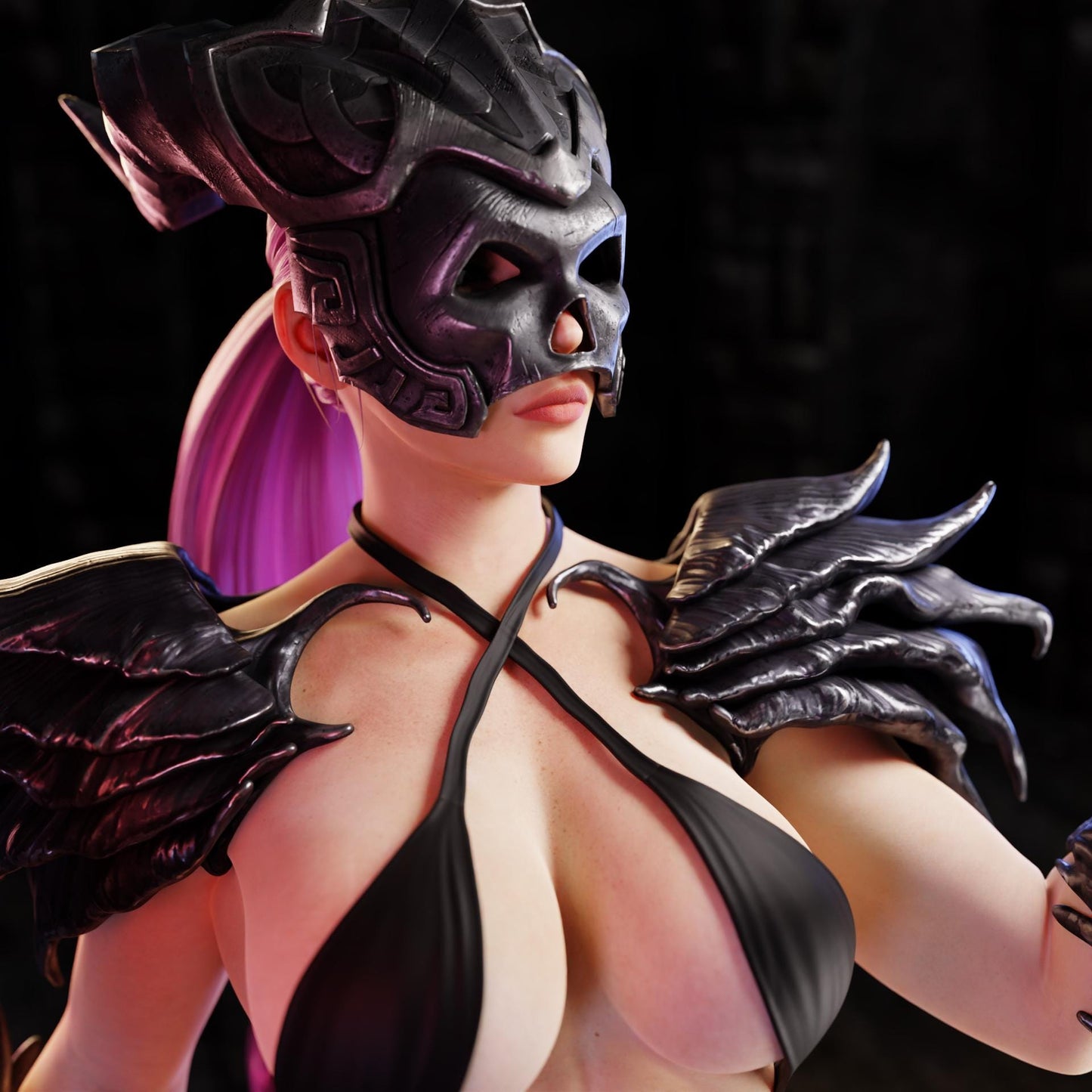 Witch of Desire Oryn Miniature - 28mm / 32mm / 36mm / 75mm - Standard & NSFW Variations - QB Works