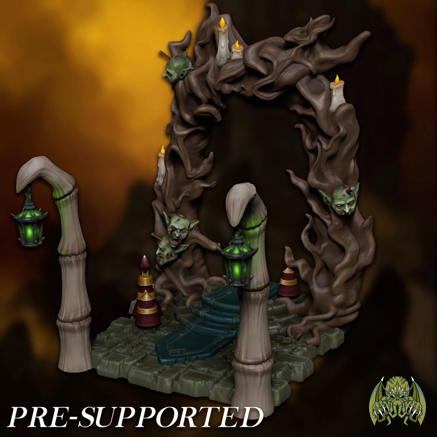 Raksha, Goblin Shaman Miniature - 28mm / 32mm / 36mm / Bust - Miniatures of Madness