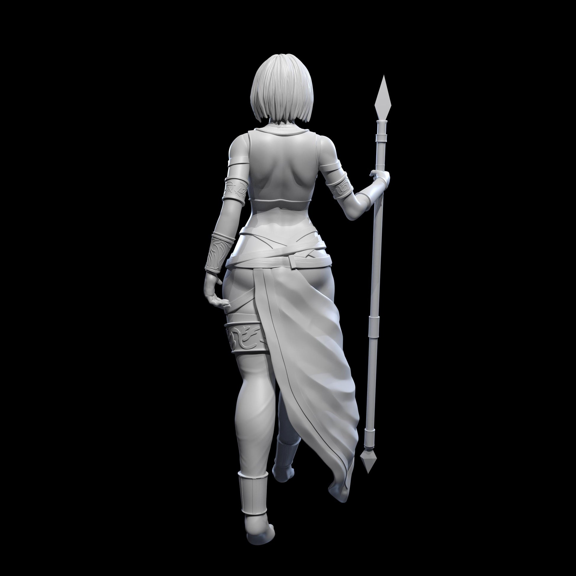 Tahira Stormborn Miniature - 28mm / 32mm / 36mm - Standard & NSFW Variations - Lily's Minis - Resin Printed Miniature