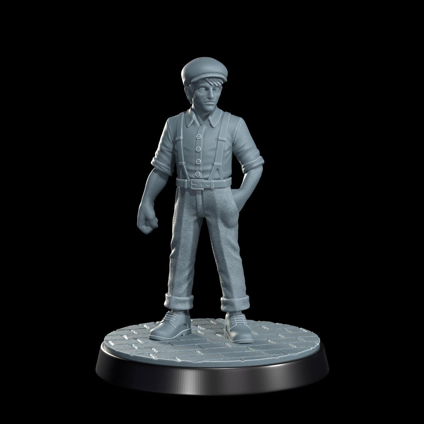 High Speed Horror Gangster Miniature - 28mm / 32mm / 36mm - Cosmondo - Resin Printed 3D Printed for TTRPGs