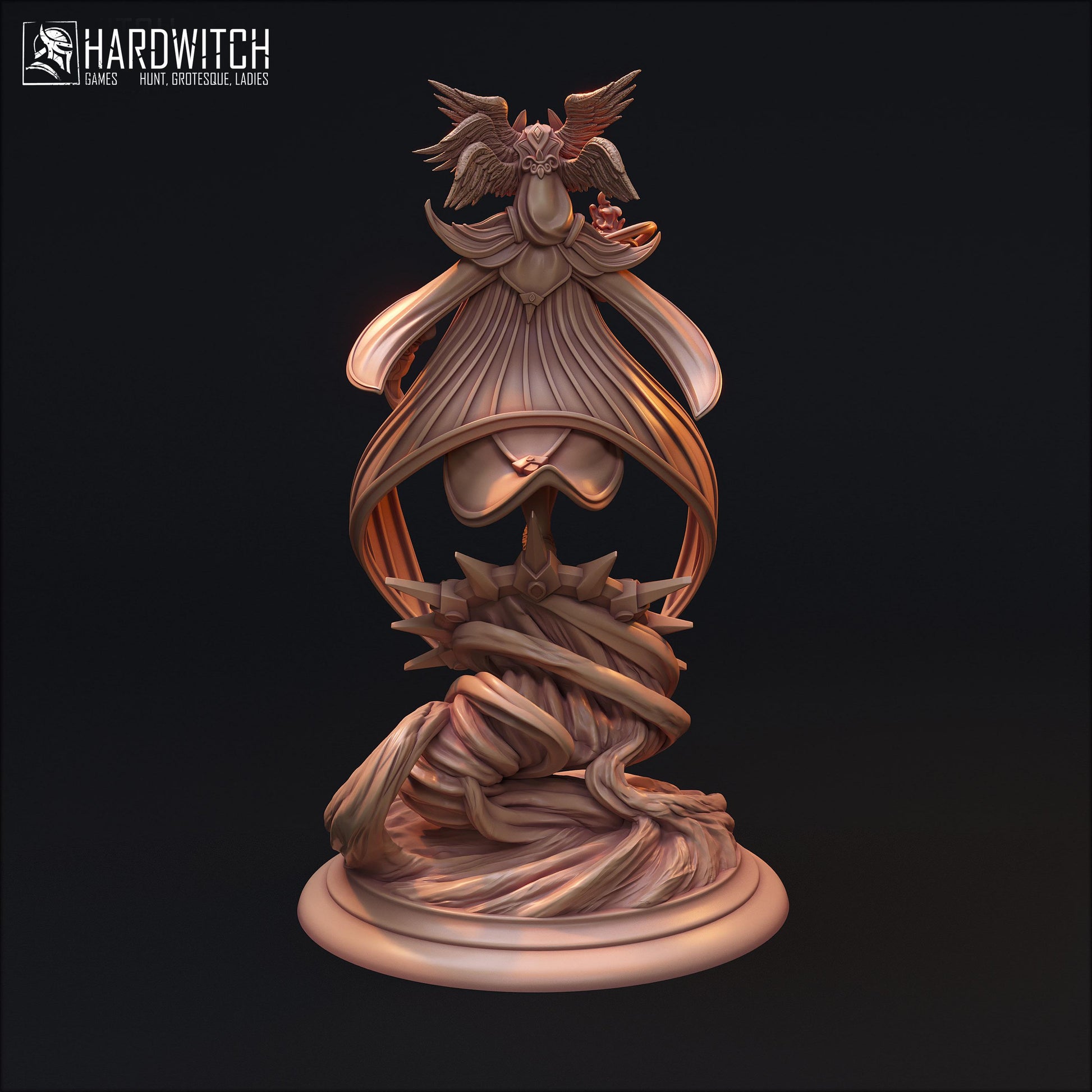 Attrakarda Tornikay Miniature - 28mm / 32mm / 36mm / 75mm - HardWitch Games - Resin Printed Figure for D&D, TTRPGs, and Board Games