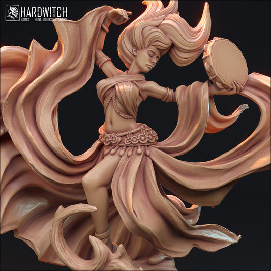 Pamela Miniature (Standard and NSFW) - 28mm / 32mm / 36mm / 75mm - HardWitch Games - Resin Printed Figure for D&D, TTRPGs, and Board Games