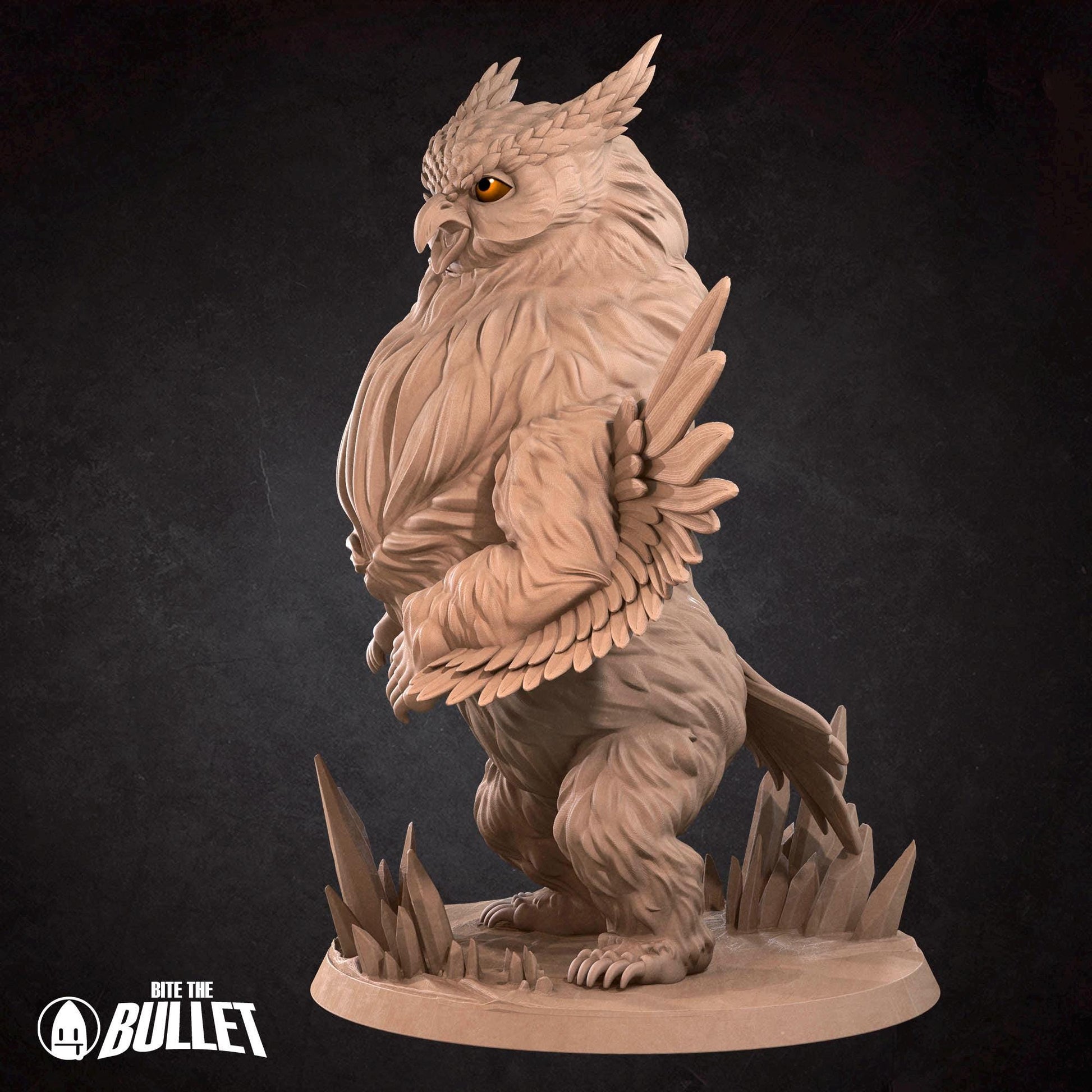 Owlbear Miniature - Bite the Bullet - 28mm / 32mm / 36mm