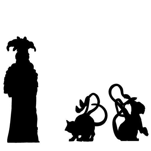 Displacer Kitten Miniature (2 Variations) - Bite the Bullet - 28mm / 32mm / 36mm