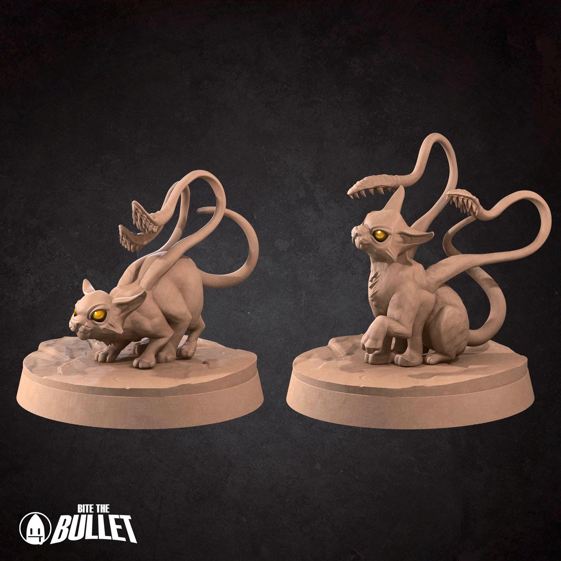 Displacer Kitten Miniature (2 Variations) - Bite the Bullet - 28mm / 32mm / 36mm