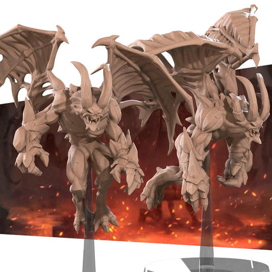 Gargoyle Minion Miniature (2 Variations) - Bite the Bullet - 28mm / 32mm / 36mm