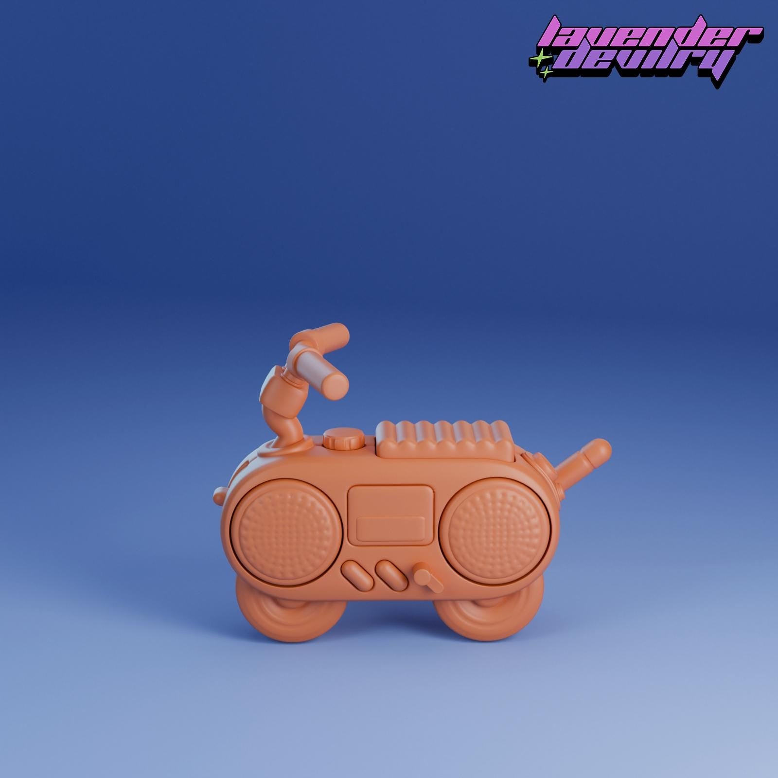 Moomoo Figurine - 75mm - 4 Variations - Lavender Devilry - Resin Printed Figure for D&D, TTRPGs and Board Games