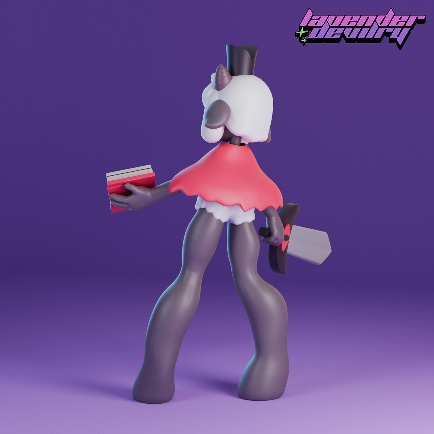 Lamb Cult Leader Miniature - 28mm / 32mm / 36mm / 75mm - Lavender Devilry - Resin Printed Figure for D&D, TTRPGs and Board Games