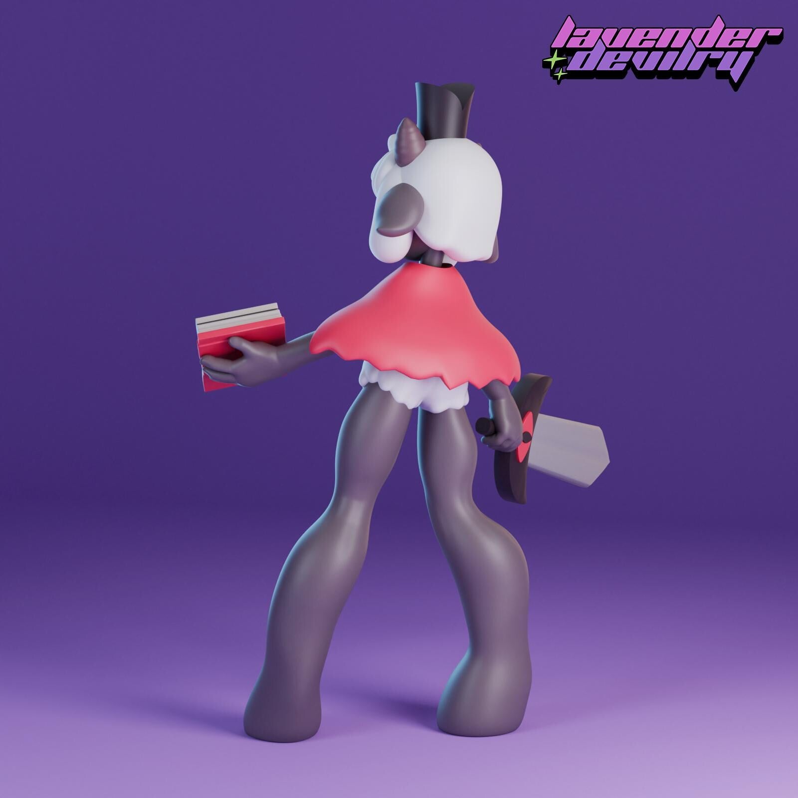 Lamb Cult Leader Miniature - 28mm / 32mm / 36mm / 75mm - Lavender Devilry - Resin Printed Figure for D&D, TTRPGs and Board Games