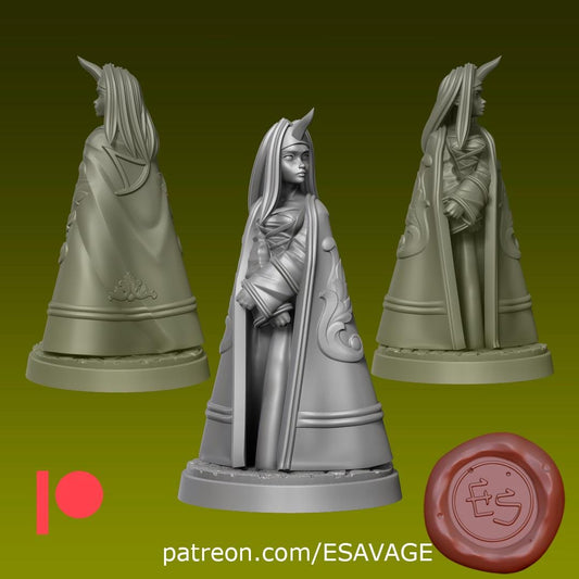Summoner Miniature - 28mm / 32mm / 36mm - Ethan Savage Studios - Resin Printed Figure for D&D, TTRPGs, and Board Games