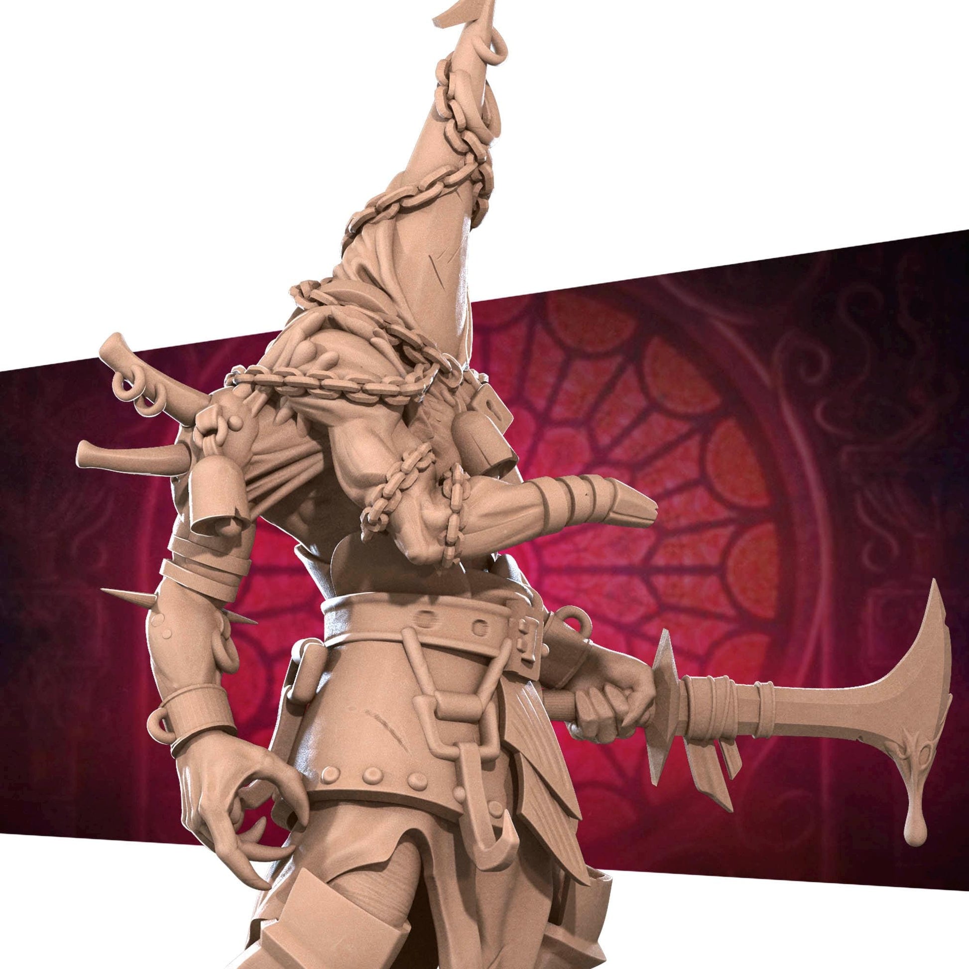 Vampire Abomination Miniature - 28mm / 32mm / 36mm - Bite the Bullet - Resin Printed Figure for D&D, TTRPGs, and Board Games