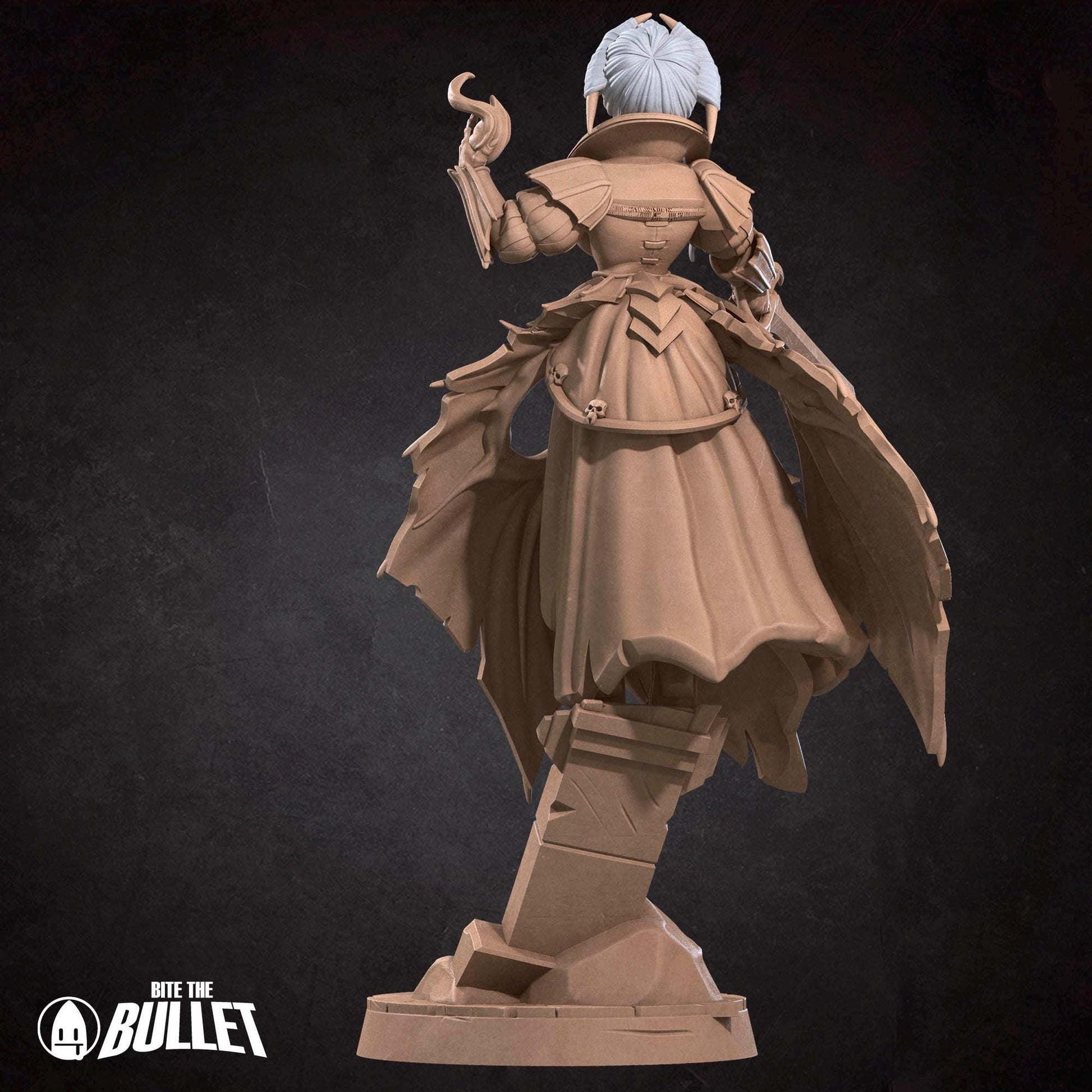 Vampire Witch Miniature - 28mm / 32mm / 36mm - Bite the Bullet - Resin Printed Figure for D&D, TTRPGs, and Board Games