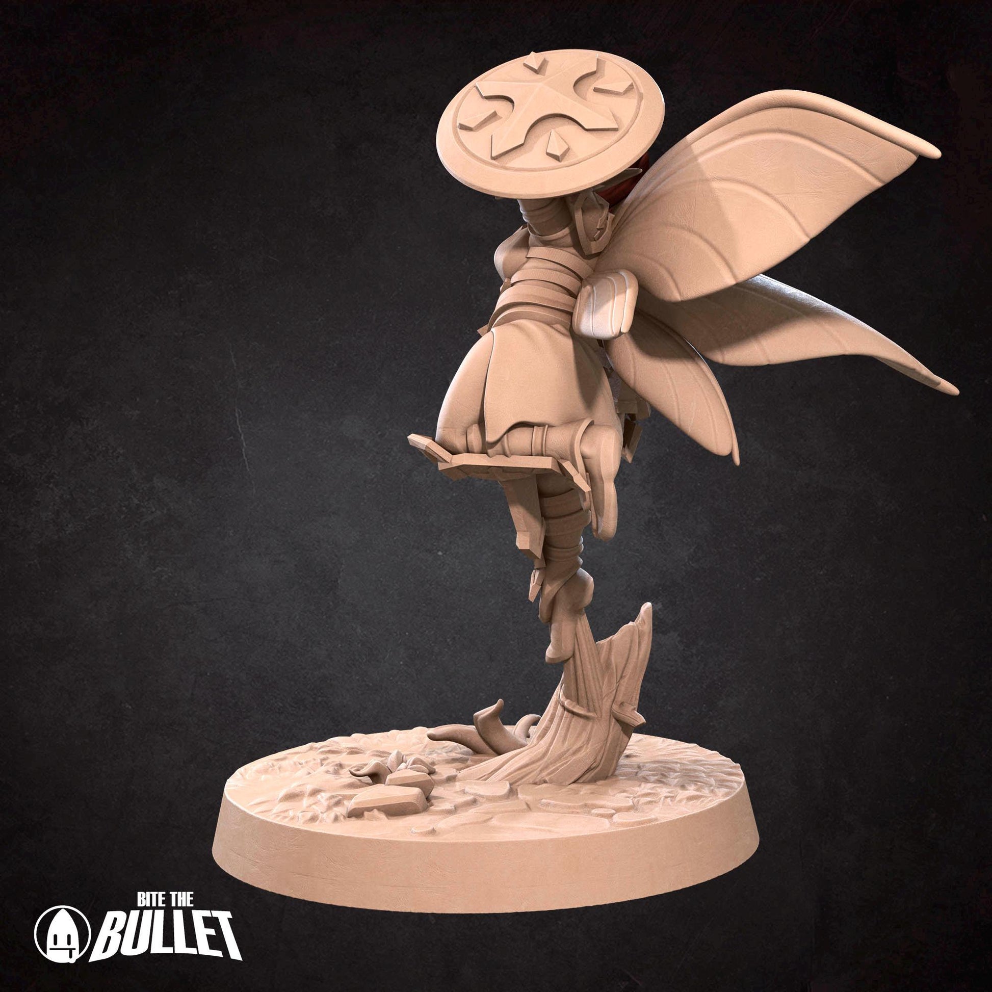 Pixie Paladin Miniature - 28mm / 32mm / 36mm - Bite the Bullet - Resin Printed Figure for D&D, TTRPGs, and Board Games
