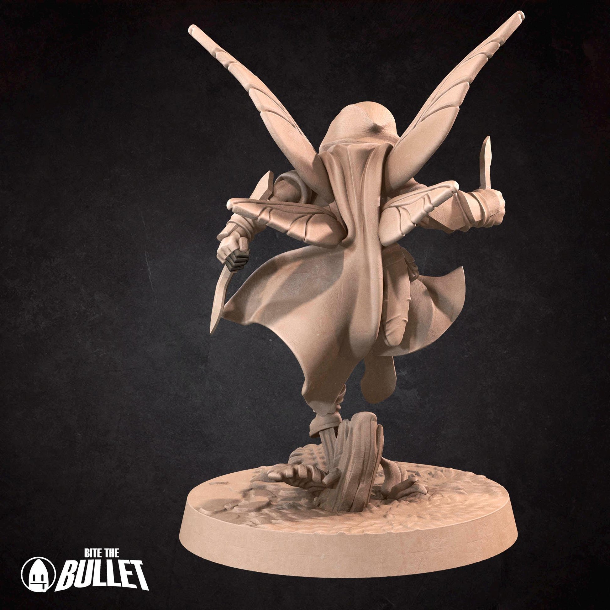 Pixie Rogue Miniature - 28mm / 32mm / 36mm - Bite the Bullet - Resin Printed Figure for D&D, TTRPGs, and Board Games