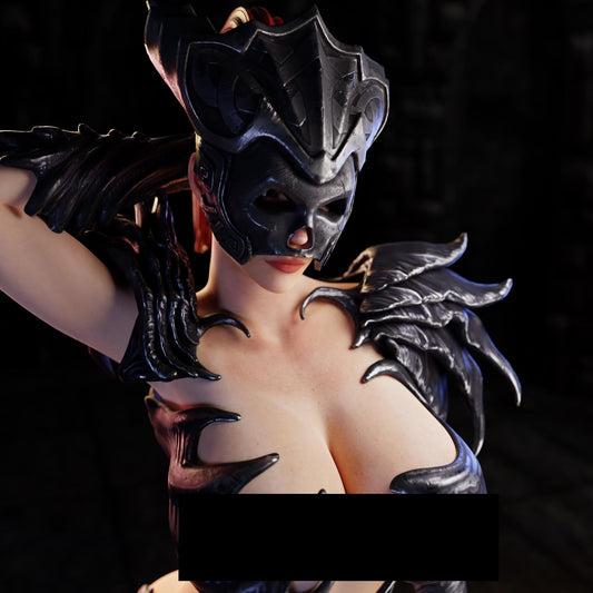 Witch of Desire Kael-Soren Miniature - 28mm / 32mm / 36mm / 75mm - Standard & NSFW Variations - QB Works