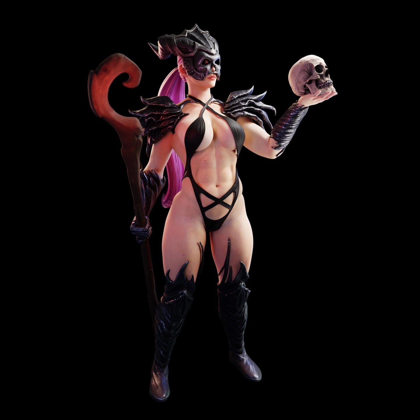 Witch of Desire Oryn Miniature - 28mm / 32mm / 36mm / 75mm - Standard & NSFW Variations - QB Works