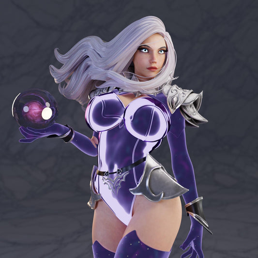 Celestial Oracle Miniature - 28mm / 32mm / 36mm / 75mm - Standard & NSFW Variations - QB Works