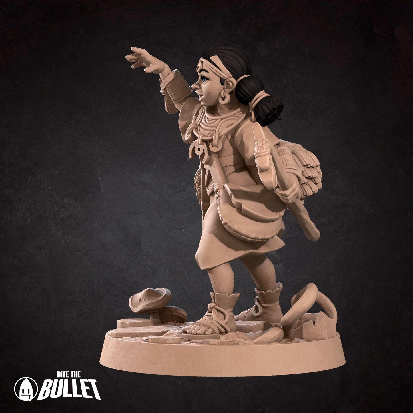 Human Summoner Miniature - 28mm / 32mm / 36mm - Bite the Bullet - Resin Printed Figure for D&D, TTRPGs, and Board Games