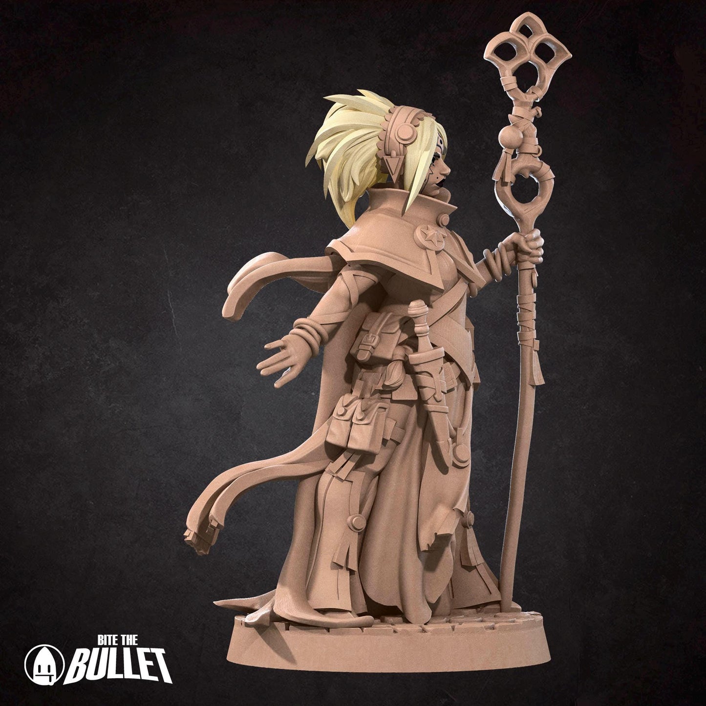 Human Sorceress Miniature - 28mm / 32mm / 36mm -Standard and NSFW- Bite the Bullet - Resin Printed Figure for D&D, TTRPGs, and Board Games