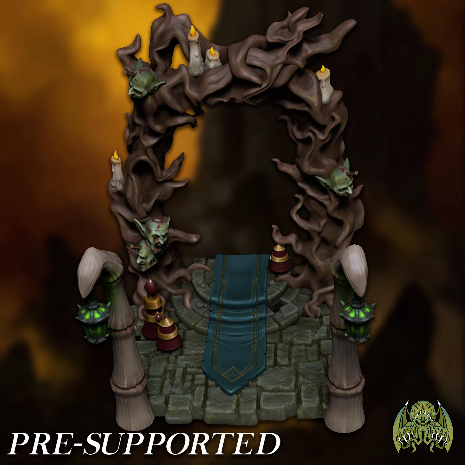 Raksha, Goblin Shaman Miniature - 28mm / 32mm / 36mm / Bust - Miniatures of Madness